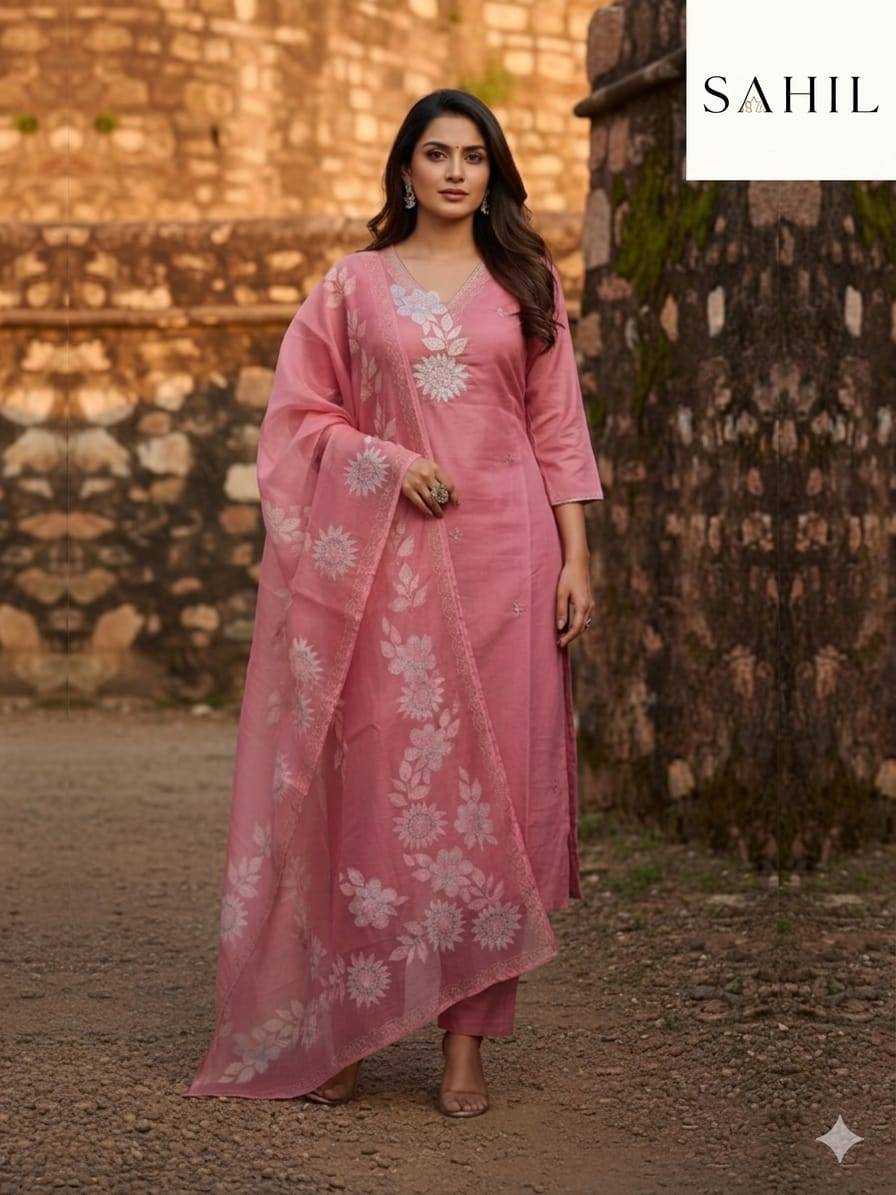 1039 Series By Fashid Designer Ethnic Wear Collection viscose Roman Silk Kurtis At Wholesale Price